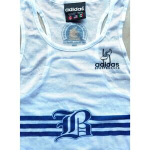 1996 Boston MARATHON 100th BAA Adidas SPORSCHUHE running Tank top shirt M vtg